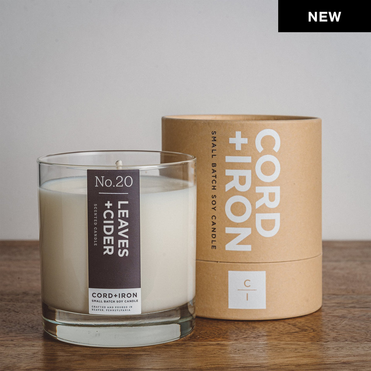 Cord & Iron - Leaves & Cider Soy Candle No. 20 – BLK LAB