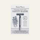 Rockwell Razors - Traditional Double-Edge Safety Razor 6C - White Chrome