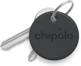 Chipolo Spot Pack – 1x Card Spot + 1x ONE Spot – Wallet Tracker & Key Finder for Apple Find My app (iOS only) – Bluetooth Tracker for Keys, Bags, Luggage (Black)