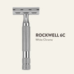 Rockwell Razors - Traditional Double-Edge Safety Razor 6C - White Chrome