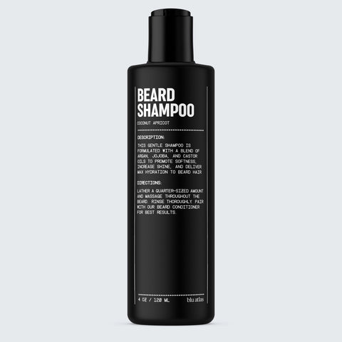 Blu Atlas Men's Beard Shampoo - Coconut Apricot Scent 8 oz.