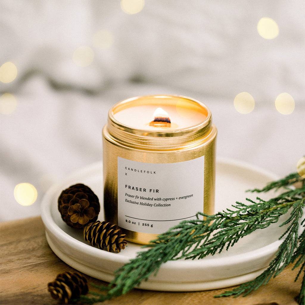 Fraser Fir by Candlefolk - Holiday Soy Candle 9 oz. – BLK LAB