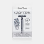 Rockwell Razors - Traditional Double-Edge Safety Razor 6C - White Chrome