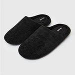 True Classic Plush House Slipper for Men - Black