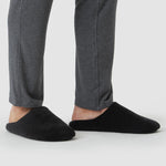 True Classic Plush House Slipper for Men - Black