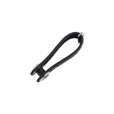 GRID SMRTKey - Black Leather Compact Minimalist Keychain