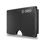 GRID Compact Minimalist Wallet - Gunmetal Aluminum