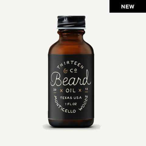 13 & Co. - Monticello Woods Beard Oil 1 oz.