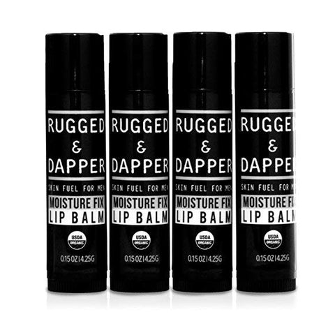 Rugged & Dapper - Moisture Fix Mens Lip Balm Set of 4