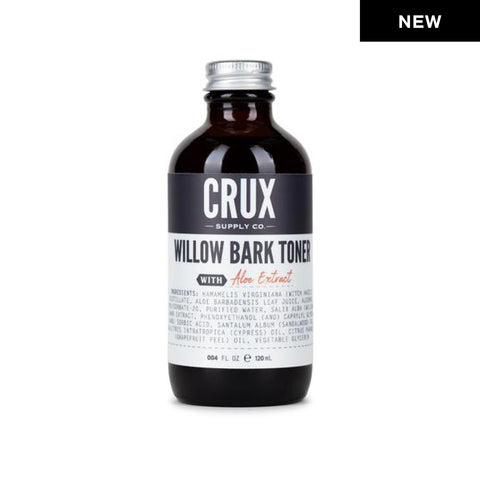 CRUX Supply Willow Bark Facial Toner with Aloe Extract 4 oz.
