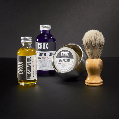 CRUX Deluxe Shave Kit (6 Piece Set)