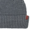Chunky Waffle Knit Gray Melee Beanie by Bickley + Mitchell Amsterdam