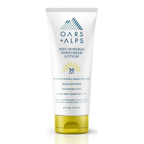 Oars + Alps SPF 30 Mineral Sunscreen Lotion 6 oz.