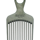 Chicago Comb - Model No. 07 - Carbon Fiber Pick Comb