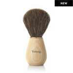 Vielong Wave Horse Hair Shaving Brush - Natural Wood Handle