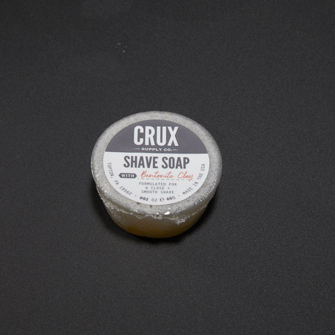 CRUX Shave Soap with Bentonite Clay 2 oz.