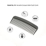 Chicago Comb - Model No. 10 - Carbon Fiber Wide Tooth Comb