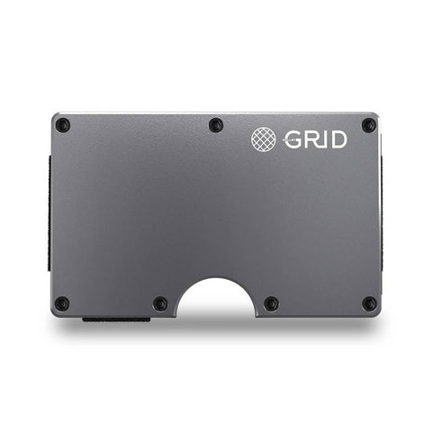 GRID Compact Minimalist Wallet - Titanium